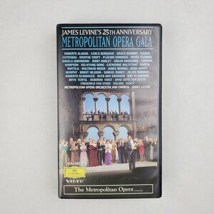 James Levine's 25th Anniversary Metropolitan Opera Gala VHS 1996